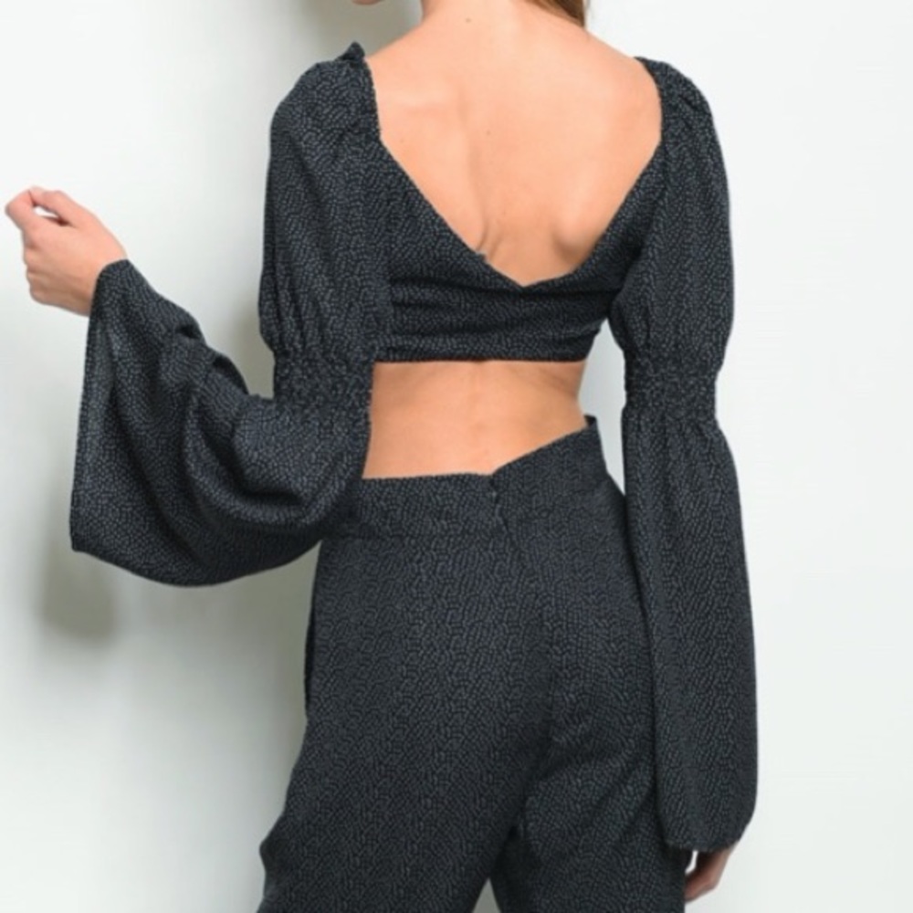 ⚡️⬇️ Matching Co-ord Set Crop Top Pants sexy - Picture 3 of 3